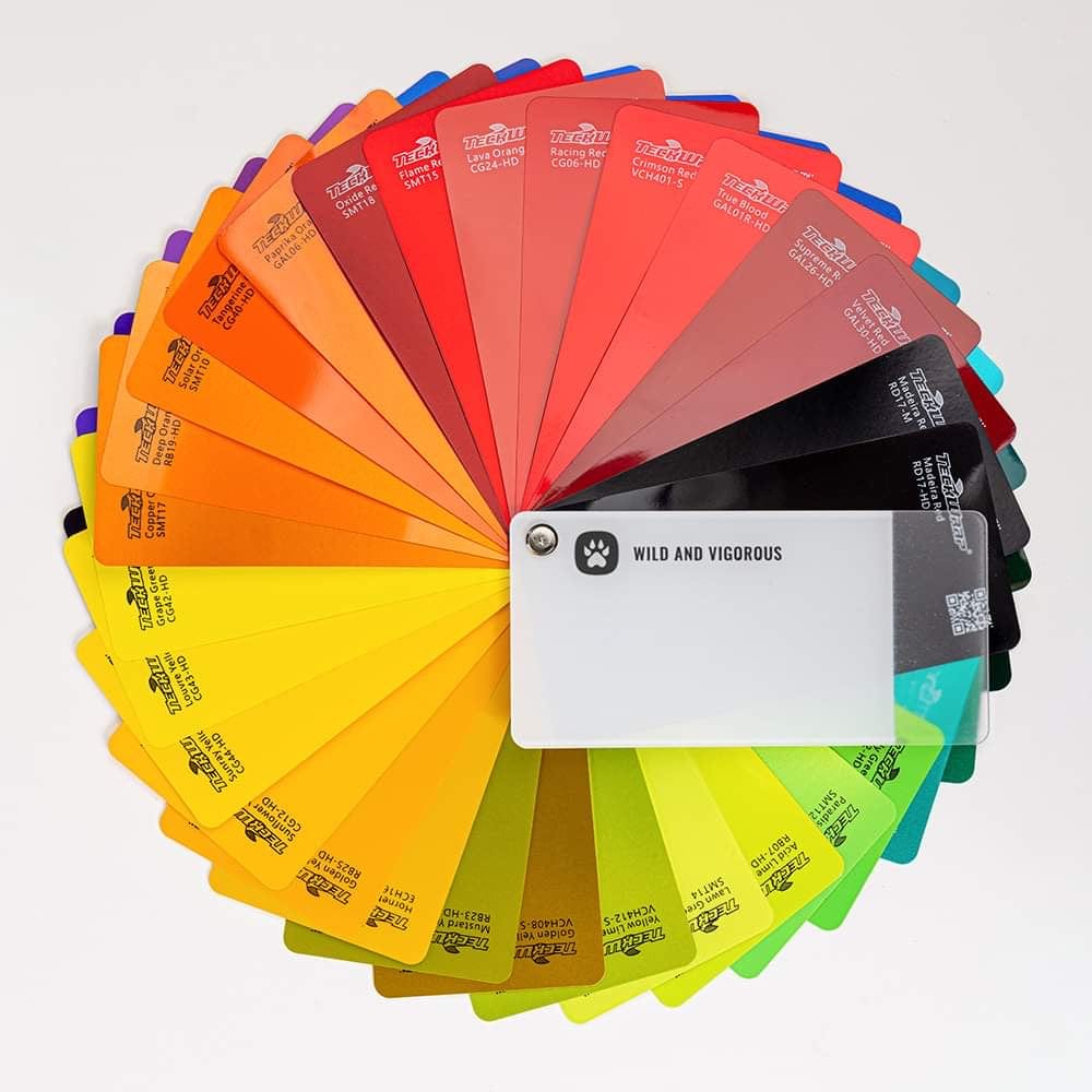 TeckWrap Colour Swatches 2023